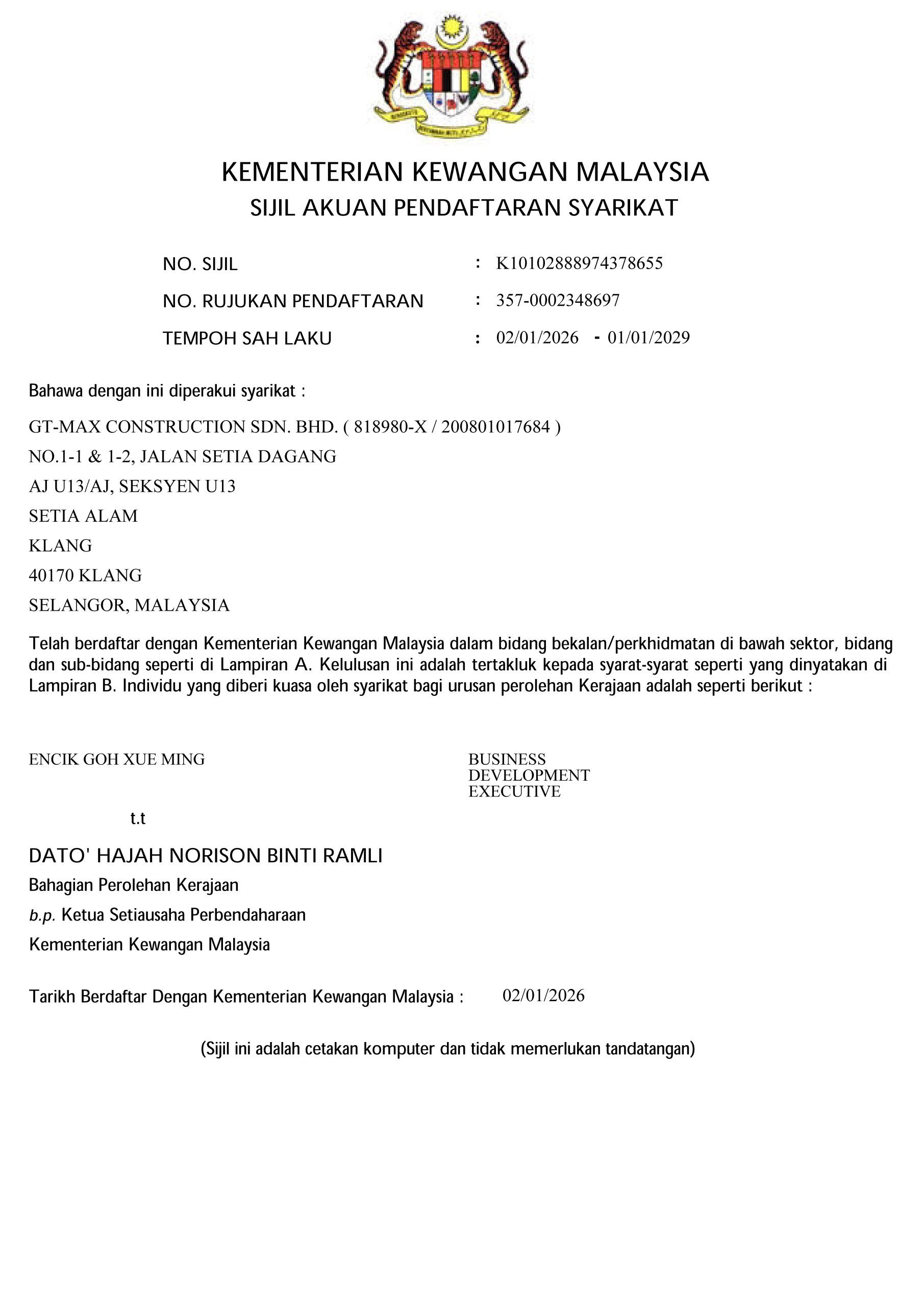 GTMC – MOF SIJIL AKUAN PENDAFTARAN SYARIKAT (2026-2029)_Page_1